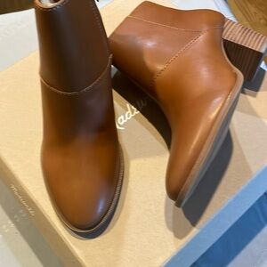 Madewell bootie shoes , luggage shade size 6.5